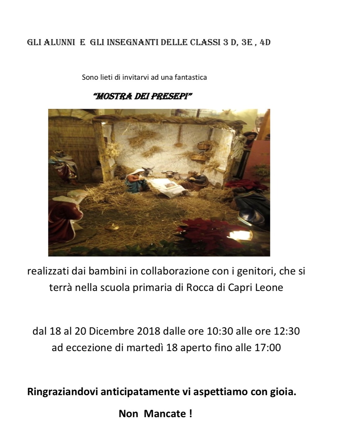Rocca di Caprileone -Mostra dei Presepi