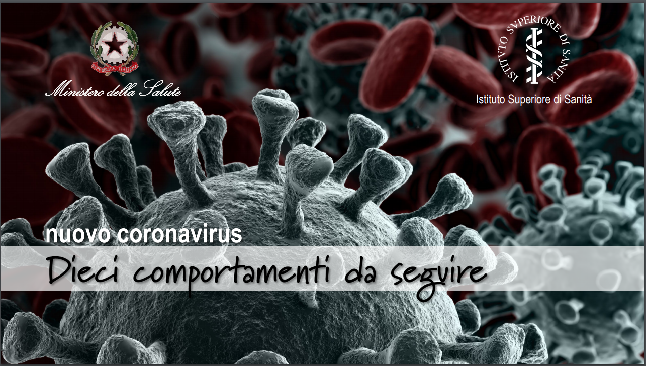 Coronavirus- dieci comportamenti da seguire